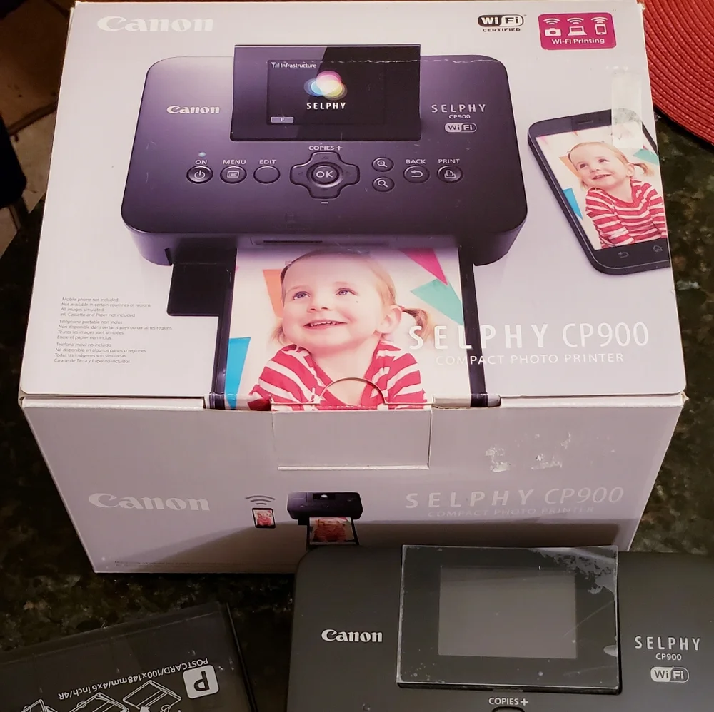 Canon Selphy (CP 900 / New / Wireless Photo Printer)